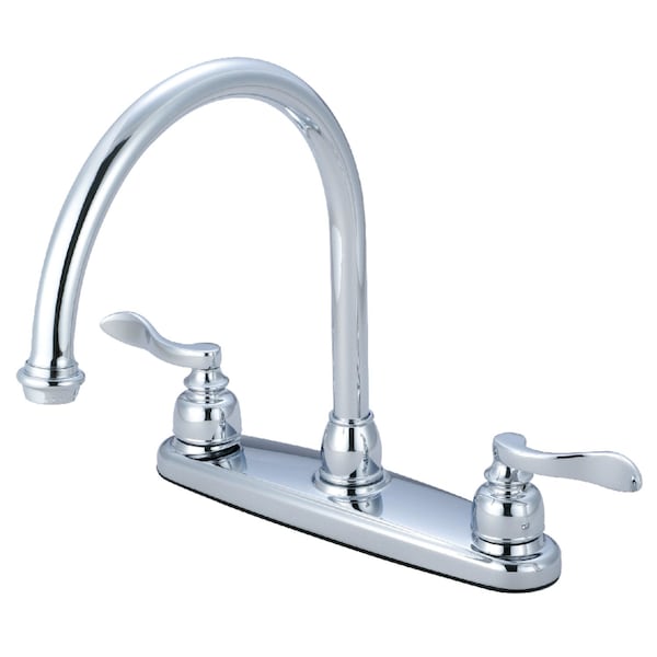 KB8791NFLLS NuWave French Centerset Kitchen Faucet, Polished Chrome